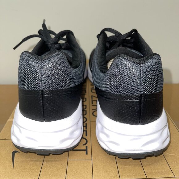 WOMEN’S NIKE REVOLUTION 6 NN (DC3729 003) RUNNING SHOES BLACK/WHITE SIZE 11 - Picture 6 of 7